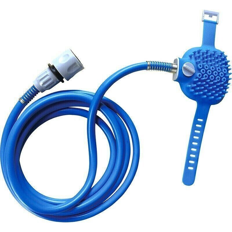 Pet Shower Hose Dog Bath Brush Hair Washing Grooming Brush Sprayer Massage Brush