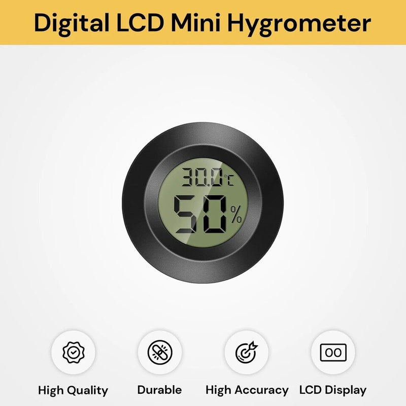 Digital Thermometer Hygrometer Temperature LCD Mini Humidity Humidity Meter