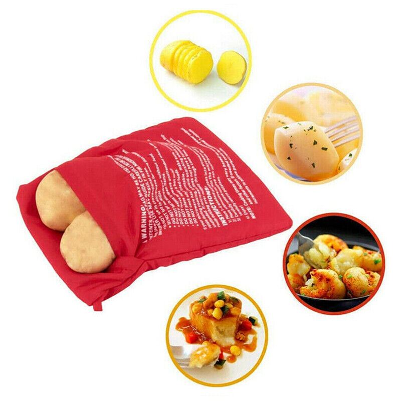 Potato Express Microwave Baked Cooking Bag 4 Minutes Oven