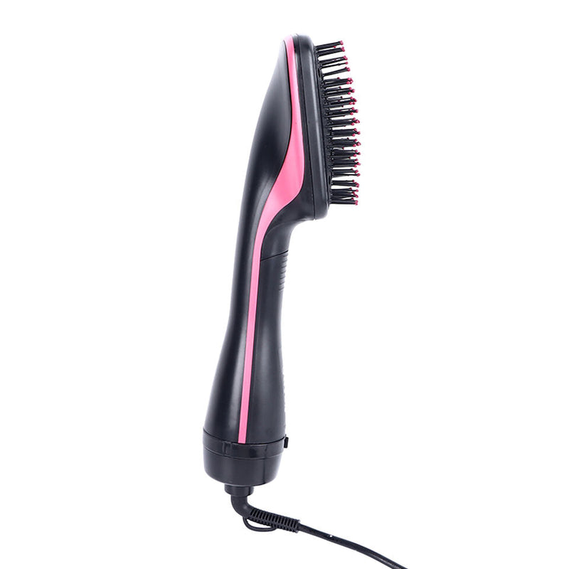 CHRISTMAS SALE- 2 In 1 Hair Dryer Brush Hair Dryer Straightener Brush Heating Blow Dryer Com