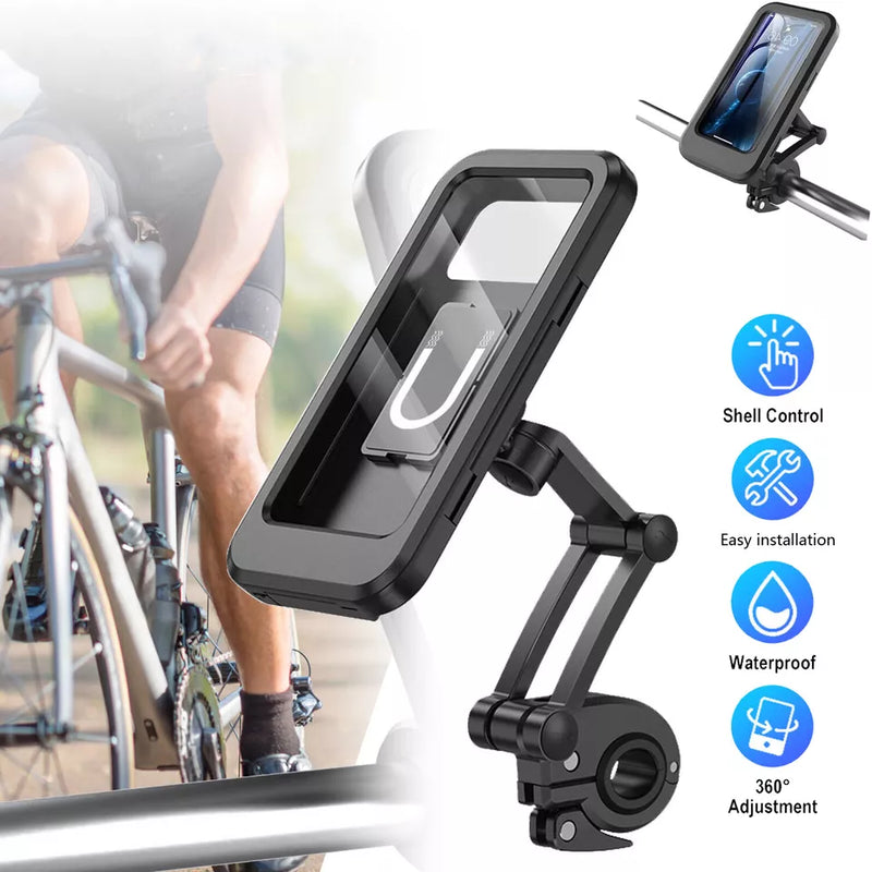 Motorbike Phone Holder Bike Phone Mount Case for Motorcycle Scooter Waterproof