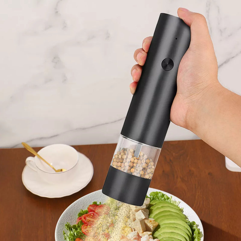 Electric Salt And Pepper Grinder Set Rechargeable Salt And Pepper Mill