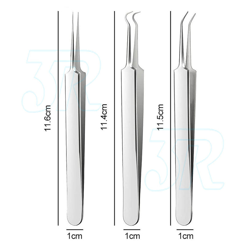 Blackhead Remover Spot Acne Pimple Extractor Tweezer Facial Tool Professional