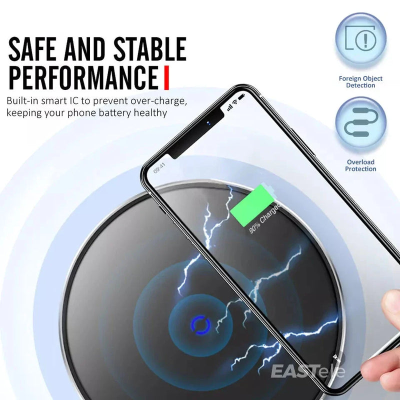 New Upgraded 15W Fast Wireless Charger Pad