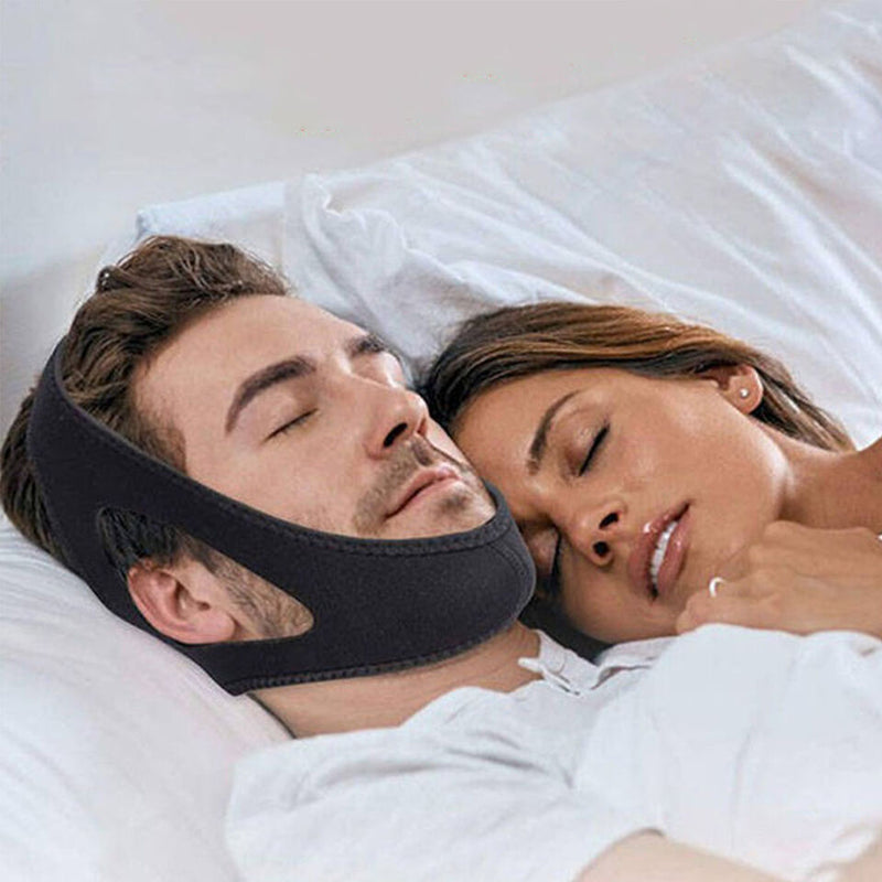 New 3D Neoprene Anti Snore Stop Snoring Chin Strap Belt Anti Apnea Jaw Solution