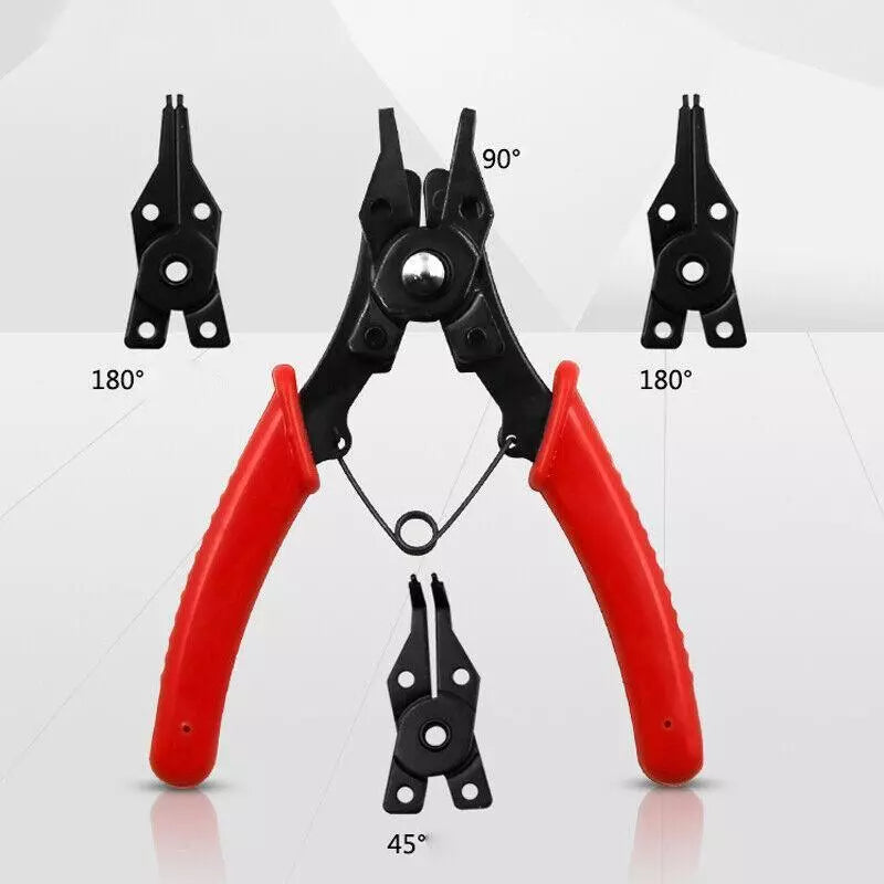 4In1 Circlip Plier Set Combination Snap Ring Plier Retaining Clip