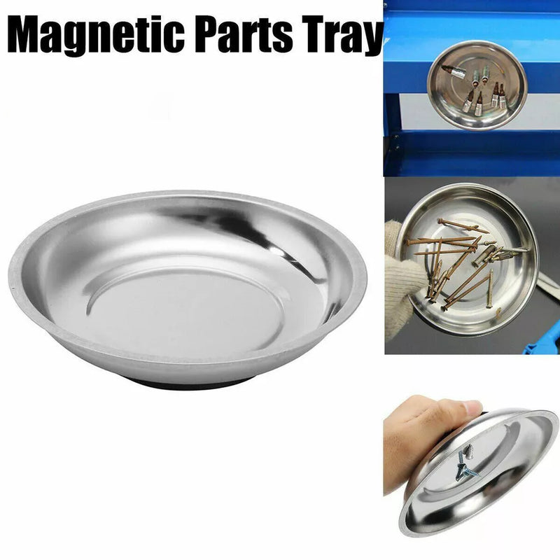 Magnetic Tray 3/4/6'' Stainless Steel Bowl Bolts Nuts Screws Collector Holder