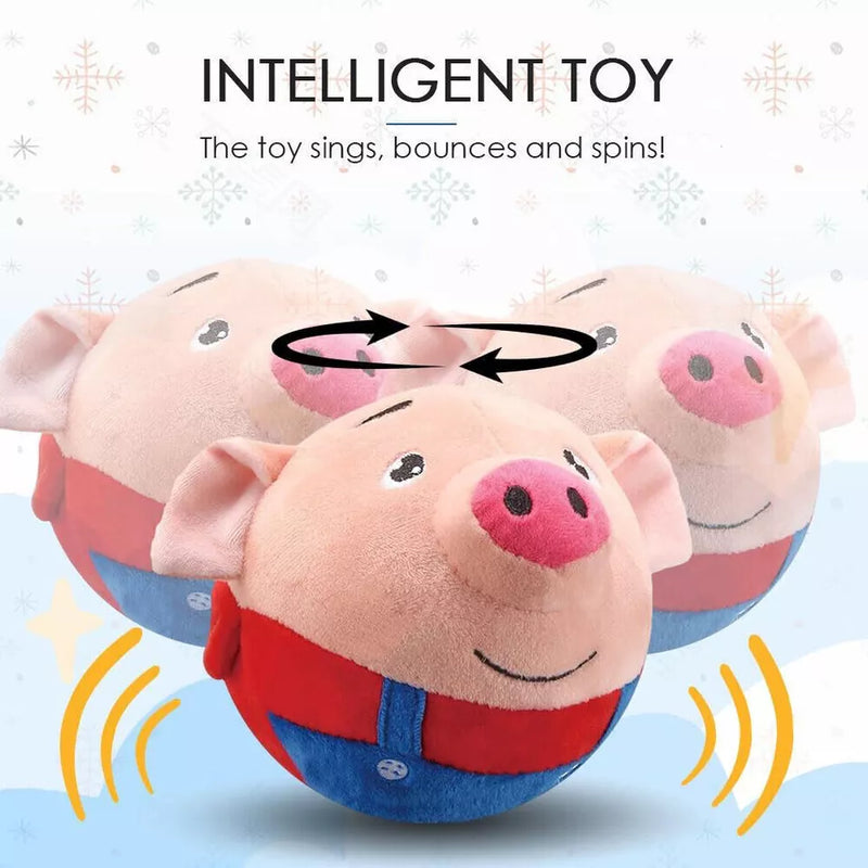 Rechargeable Vibrating Ball Music Vibrating Bounce Ball Pet Toy Electronic