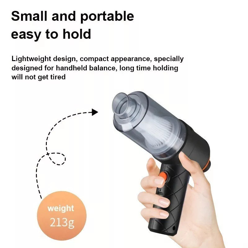 Pocket Vac Handheld Vacuum Compact Wireless Vacuum Cleaner for Home Kitchen Car