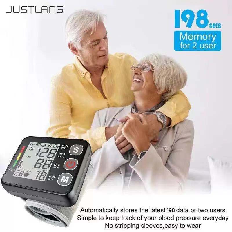 Free shipping-Blood Pressure Monitor Machine BP Cuff Automatic Digital Heart Rate