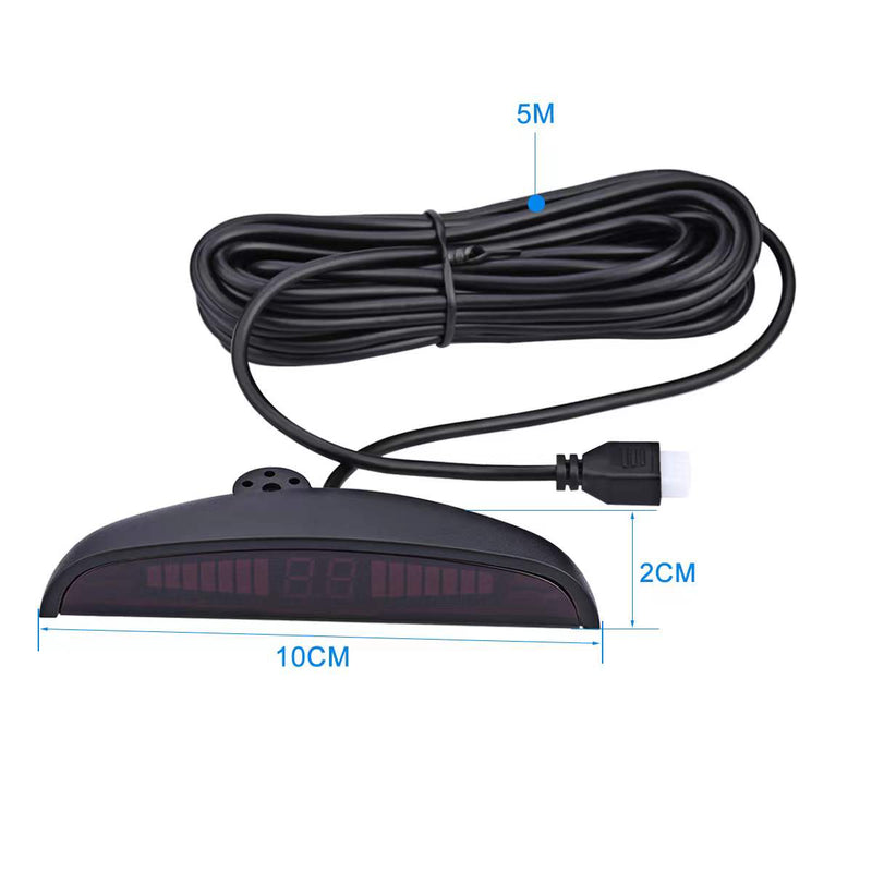 Free shipping- Car Parking Sensor System Kit 4 Parking 12V LED Display Reverse Backup Radar