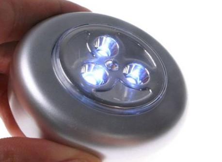 STICK N CLICK Self Adhesive 3 LED Light - Push ON/OFF