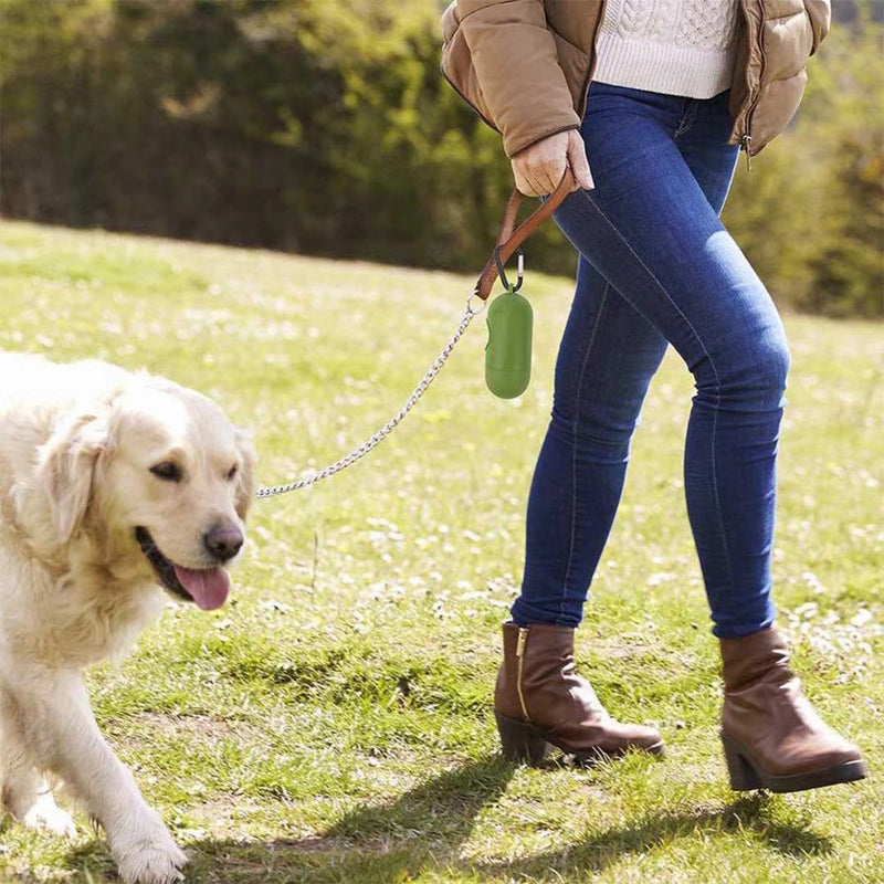 8 Rolls Biodegradable Compostable Dog Poop Bag Thick Plant Based Leak Proof Pet Waste Bag