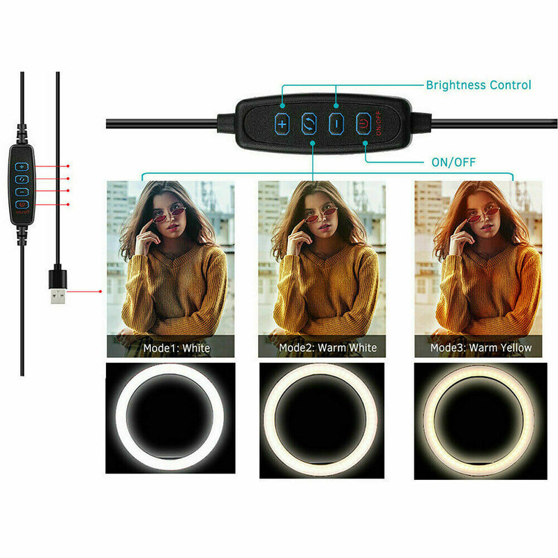 Free shipping-10" Phone Selfie LED Ring Light with Stand
