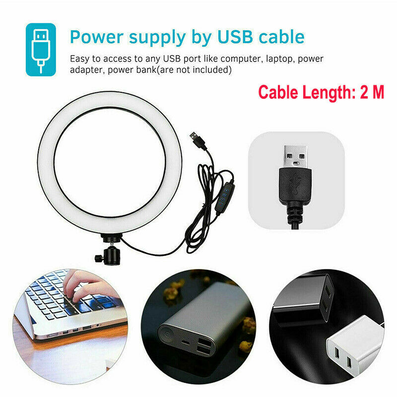 Free shipping-10" Phone Selfie LED Ring Light with Stand