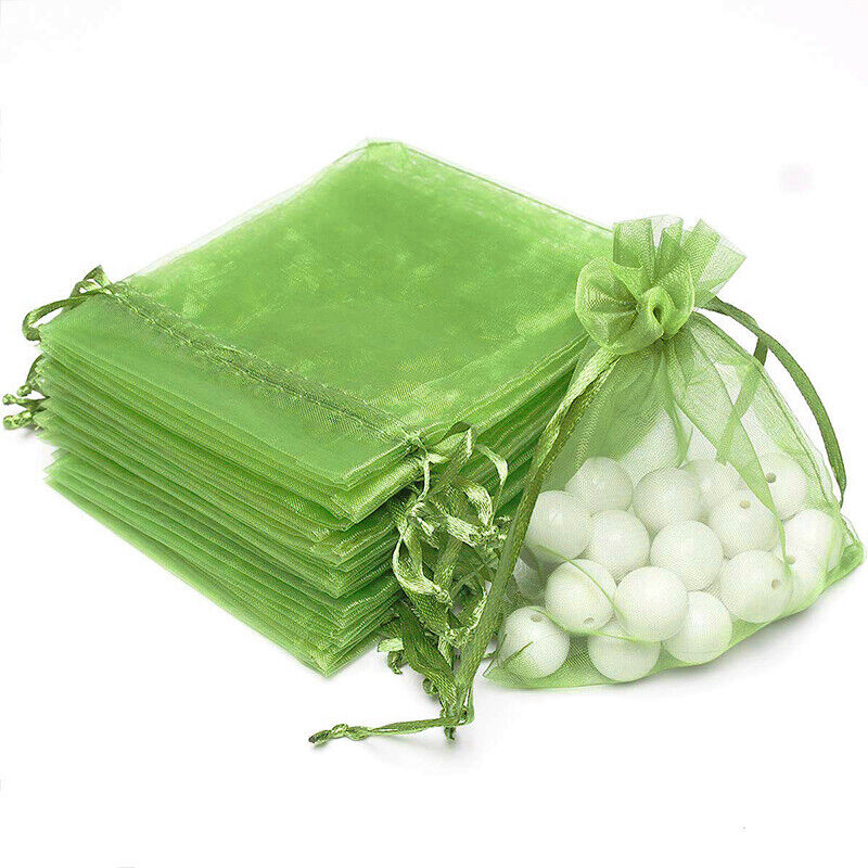 100x Fruit Net Bags Agriculture Garden Vegetable Protection Mesh Insect Proof