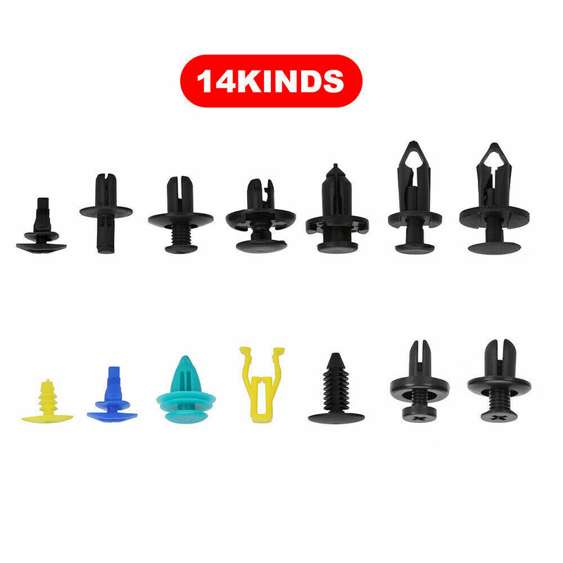 Free shipping- 640PCS Car Trim Clips Kit