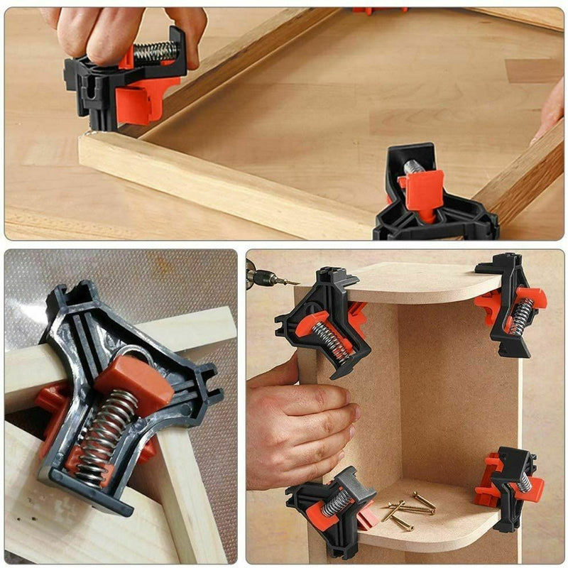 Free shipping- 4pcs Corner Mate 90° Right Angle Adjustable Clamps Corner Holder For Woodworking