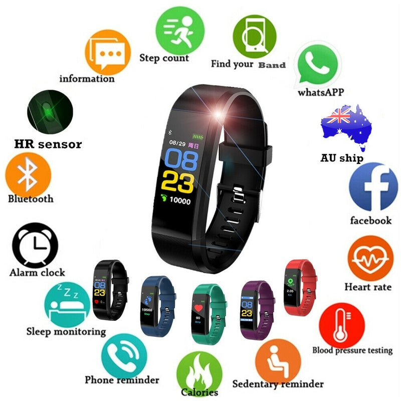 Free shipping- Heart Rate Sleep Monitor Bluetooth Smart Bracelet