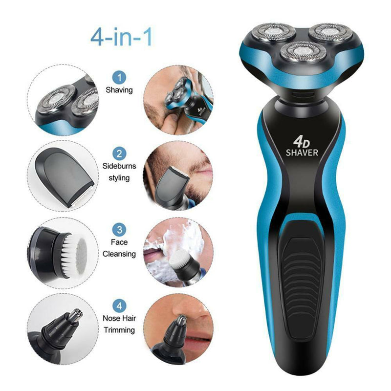 Free shipping- 4in1 Men Mutifunction Electric Shaver USB Rechargeable