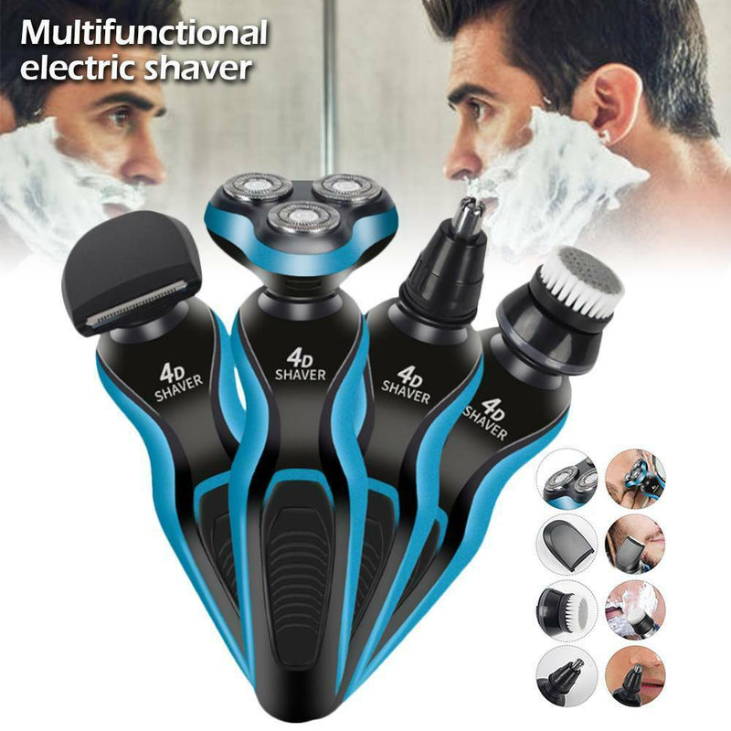 Free shipping- 4in1 Men Mutifunction Electric Shaver USB Rechargeable