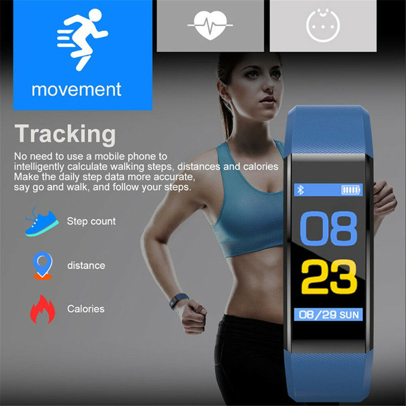 Free shipping- Heart Rate Sleep Monitor Bluetooth Smart Bracelet