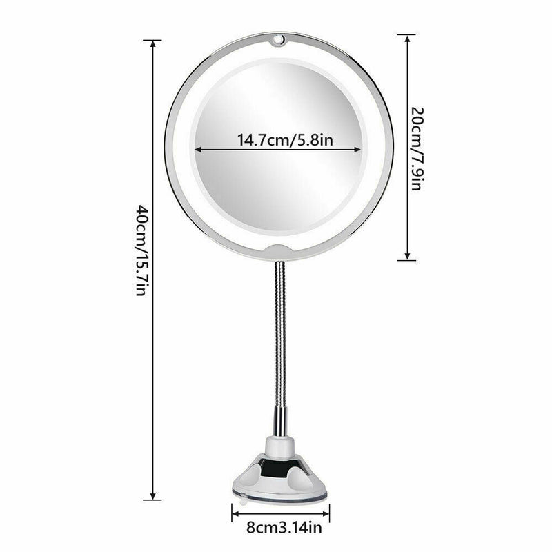 Free shipping- 10X Magnifying Makeup Mirror