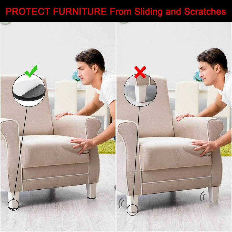 Free shipping- 48pcs Premium Felt Pads Floor Protector Furniture Self-Adhesive Wood Chair Table