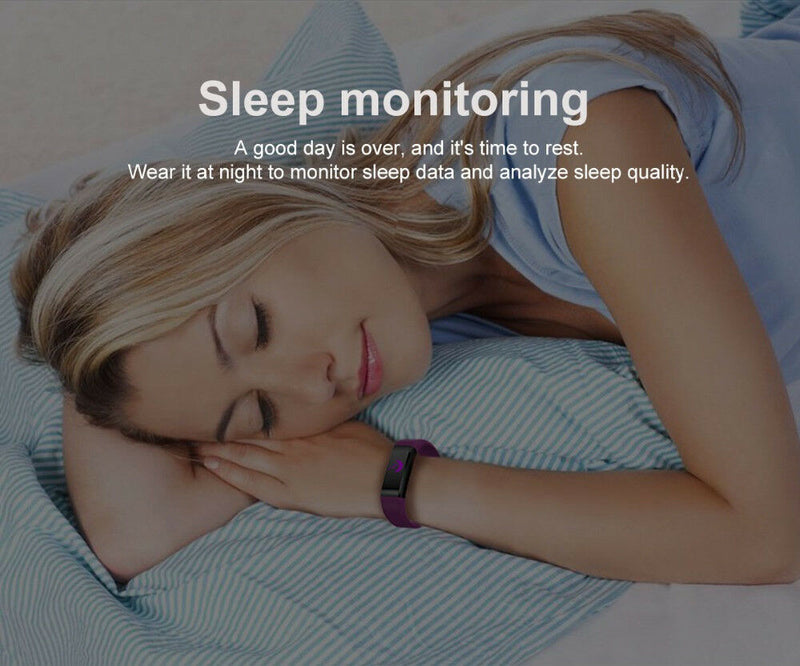 Free shipping- Heart Rate Sleep Monitor Bluetooth Smart Bracelet