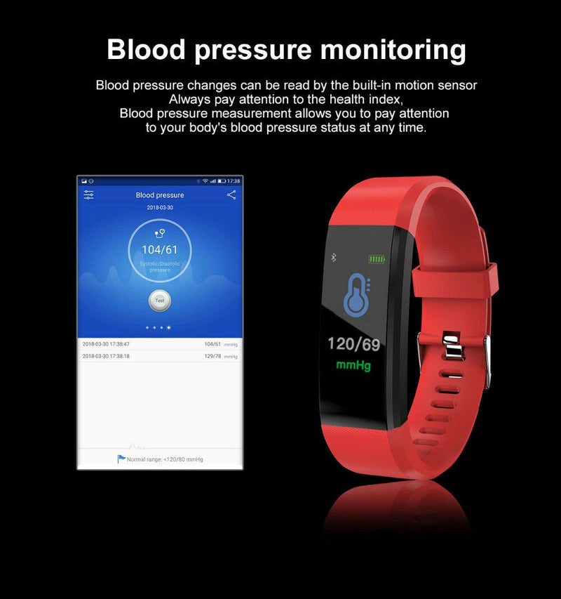 Free shipping- Heart Rate Sleep Monitor Bluetooth Smart Bracelet