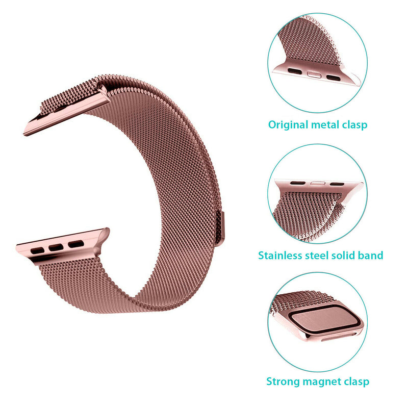 Free Shipping- For iWatch Magnetic Stainless Steel Strap