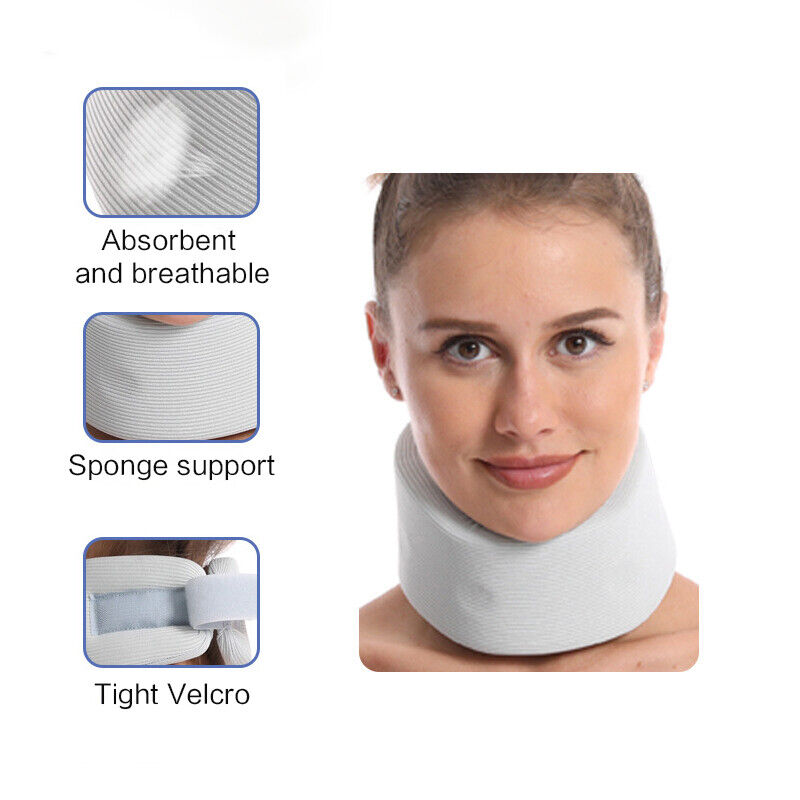 Soft Sponge Neck Support Pillowcase Cervical Collar Pain Traction Neck Guard