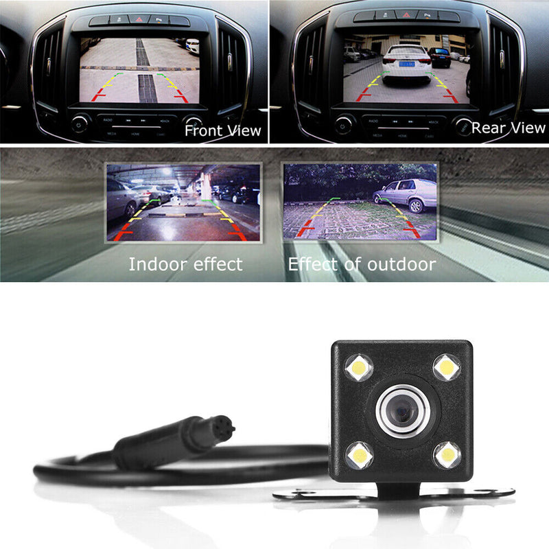 4.3"1080P Dual Lens Dash Camera Rear View Camera Car DVR Reversing Mirror Recorder