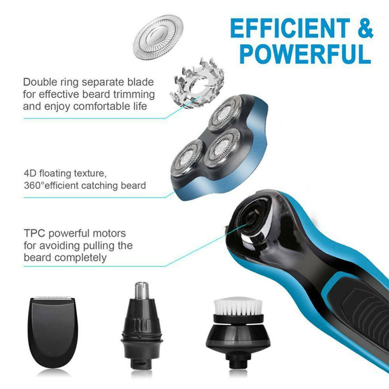 Free shipping- 4in1 Men Mutifunction Electric Shaver USB Rechargeable