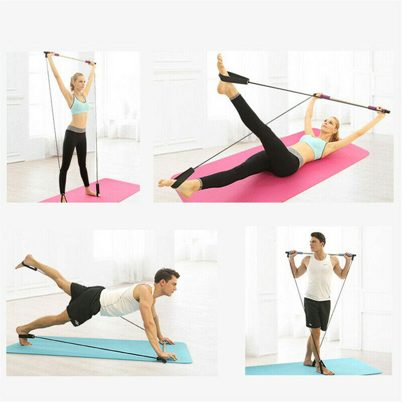 Pilates Bar Kit with Resistance Band