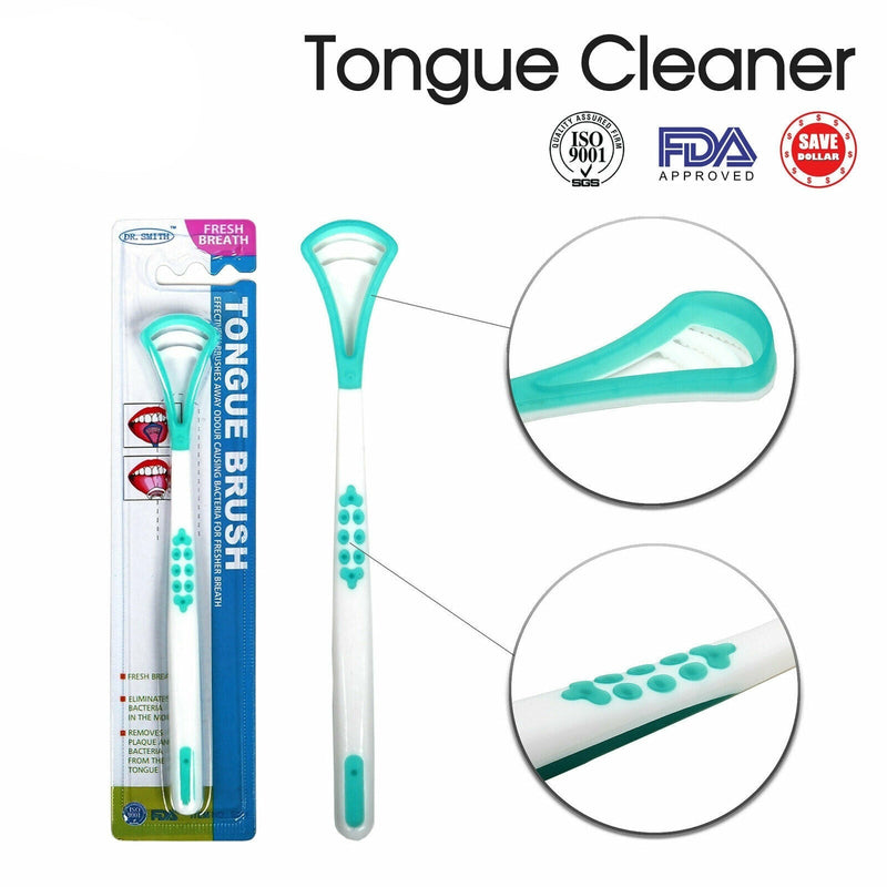 Double Head Tongue Cleaner Oral Care FDA Approved High Quality Dental Scraper