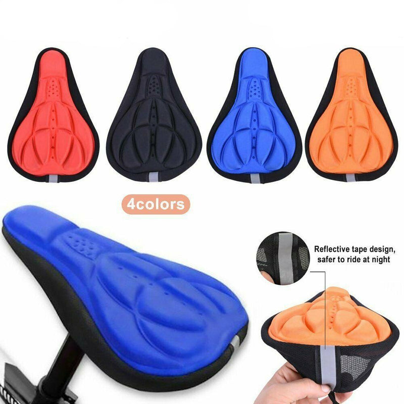 Free shipping- 2pcs 3D Silicone Gel Cycling Saddle Seat Cover