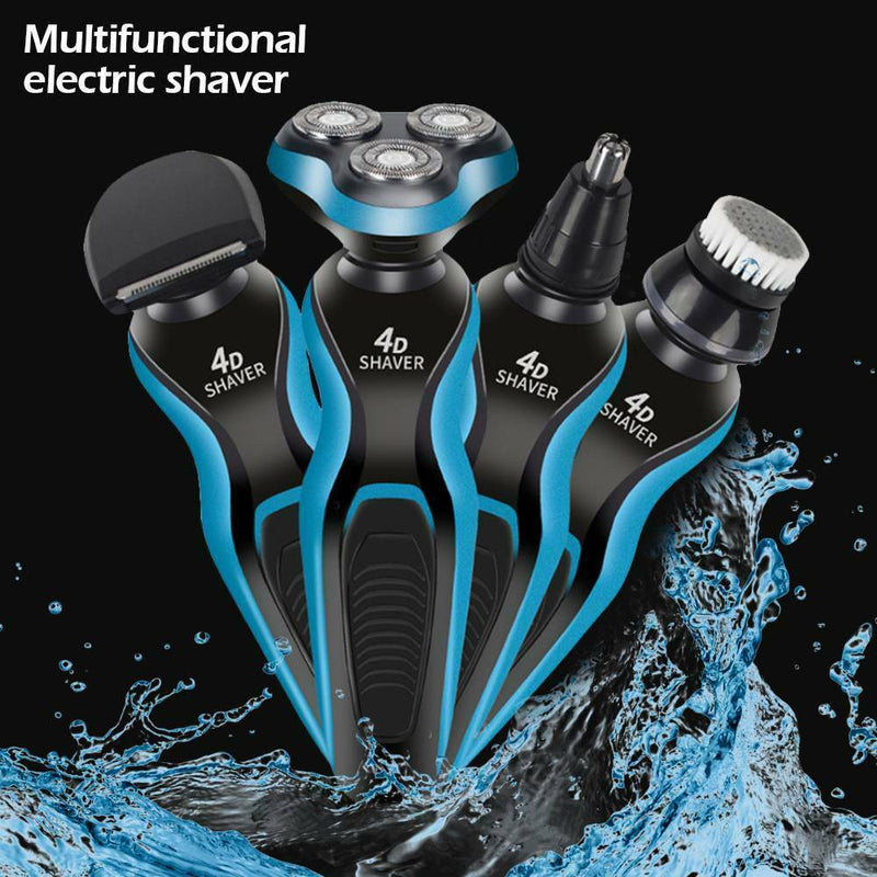 Free shipping- 4in1 Men Mutifunction Electric Shaver USB Rechargeable