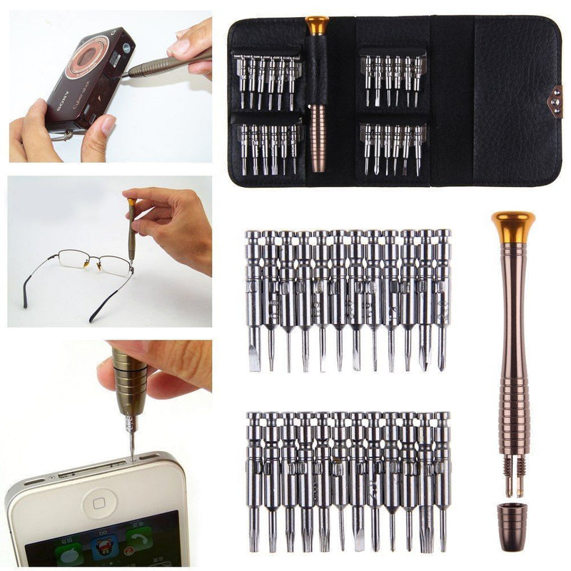 25 in 1 Repair Tool Mini Small Screw driver Kit For Air Smart Phones Laptop