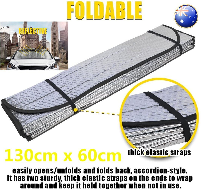 Car Windscreen Sun Shade Heat Reflective Windshield Front Rear Window UV Block