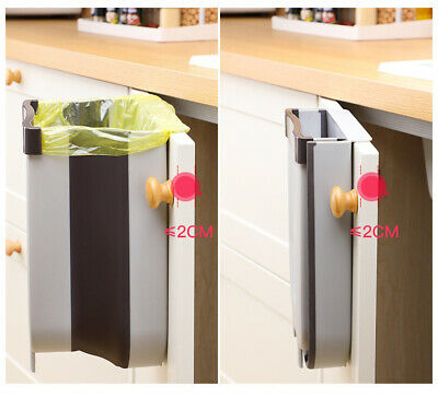 Free shipping- Kitchen Foldable Cabinet Hanging Wastebasket