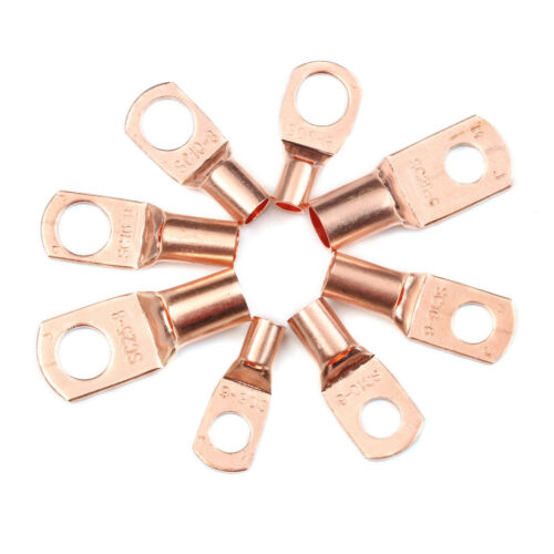 Free shipping- 60PCS Assorted Car Auto Copper Ring Lug Terminals Wire Bare Cable Crimp Connectors Kit