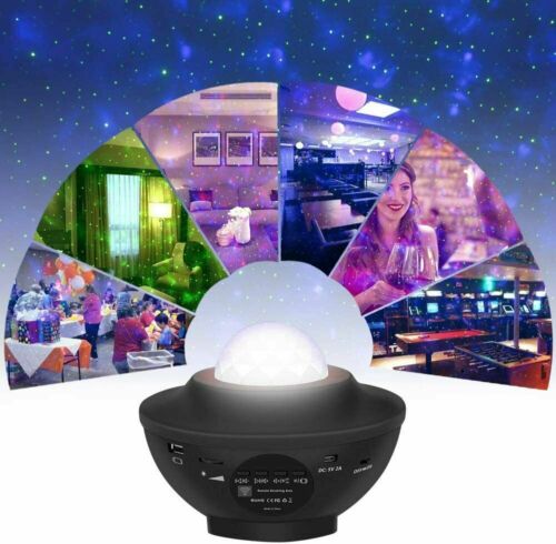 LED Galaxy Starry Night Light Projector Ocean Star Sky Party Baby Kids Room Lamp